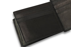 Woodbridge Men's Bifold Black Leather Wallet