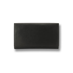 Woodbridge Black Leather Travel Wallet