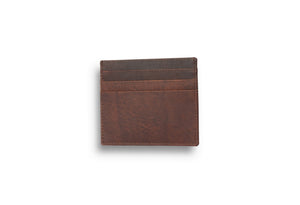 Woodbridge Men's Brown Oily Card Holder Leather Wallet