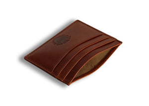 Redbrick Cognac Leather Card Holder Wallet