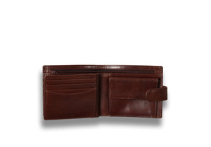 Redbrick Bifold Dark Brown Leather Wallet